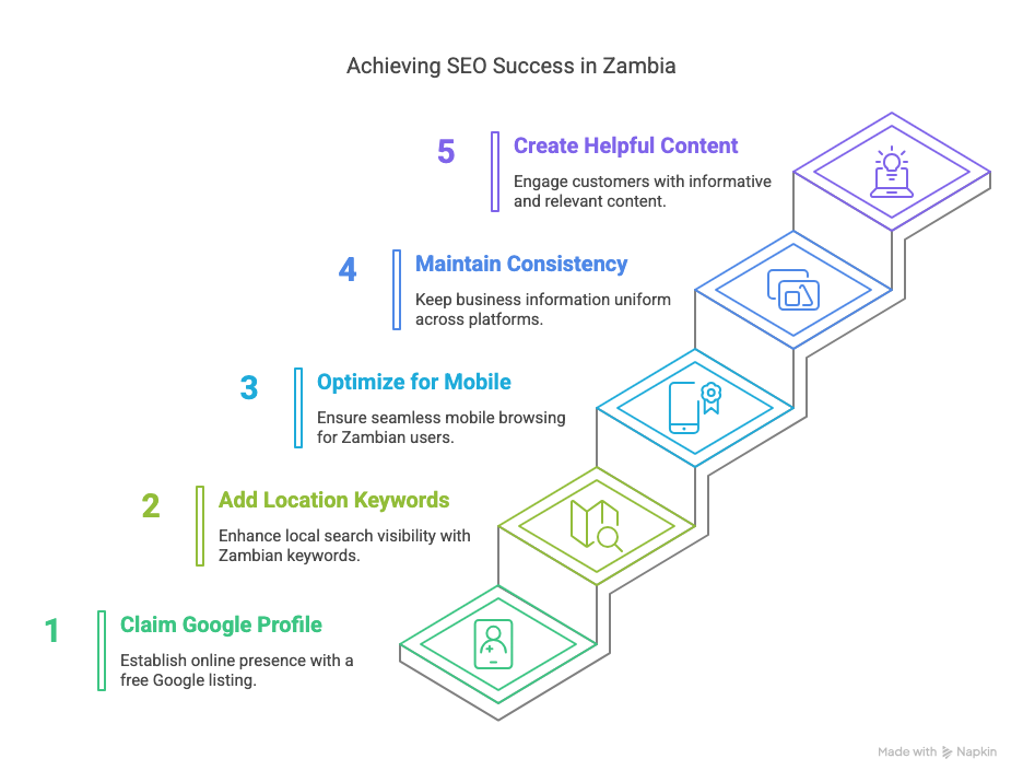 SEO for Zambian Businesses_ A Beginner's Guide - visual selection SEO for Zambian Businesses: A Beginner's Guide